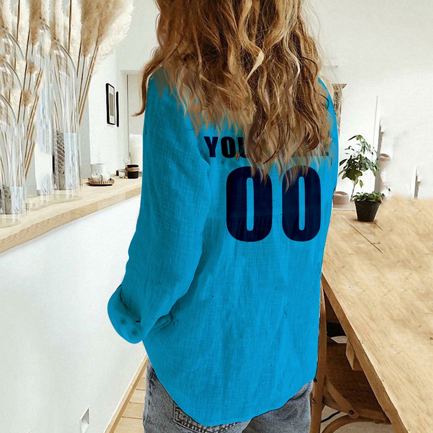 LIMITED EDITION - NEW 09 GCT CUSTOMIZED WOMEN CASUAL SHIRT FOR FAN