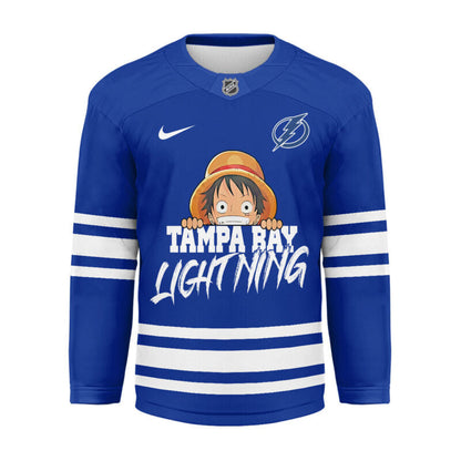 LIMITED EDITION - NEW CUSTOMIZED NHL12 TB LIGHTNING UNISEX HOCKEY JERSEY