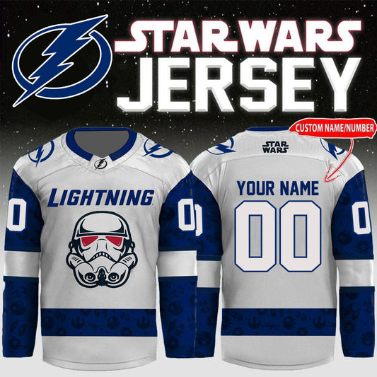 LIMITED EDITION - NEW CUSTOMIZED NHL12 TB LIGHTNING UNISEX HOCKEY JERSEY