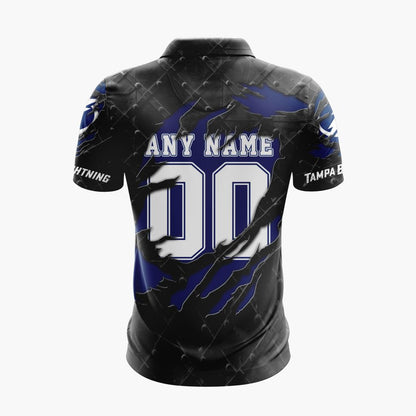 LIMITED EDITION - NEW CUSTOMIZED NHL12 TPL TAMPA BAY LIGHTNING UNISEX T-SHIRT, POLO, HOODIE & JACKETS