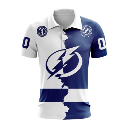 LIMITED EDITION - NEW CUSTOMIZED NHL12 TPL TAMPA BAY LIGHTNING UNISEX T-SHIRT, POLO, HOODIE & JACKETS