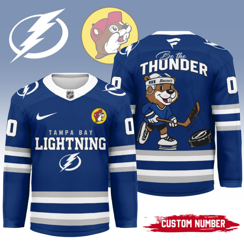 LIMITED EDITION - NEW CUSTOMIZED NHL12 TB LIGHTNING UNISEX HOCKEY JERSEY