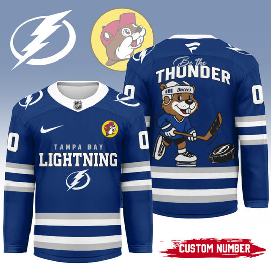 LIMITED EDITION - NEW CUSTOMIZED NHL12 TB LIGHTNING UNISEX HOCKEY JERSEY