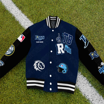 LIMITED EDITION - NEW CUSTOMIZED MLB21 TBR TAMPA BAY RAYS UNISEX T-SHIRT, POLO, HOODIE & JACKETS