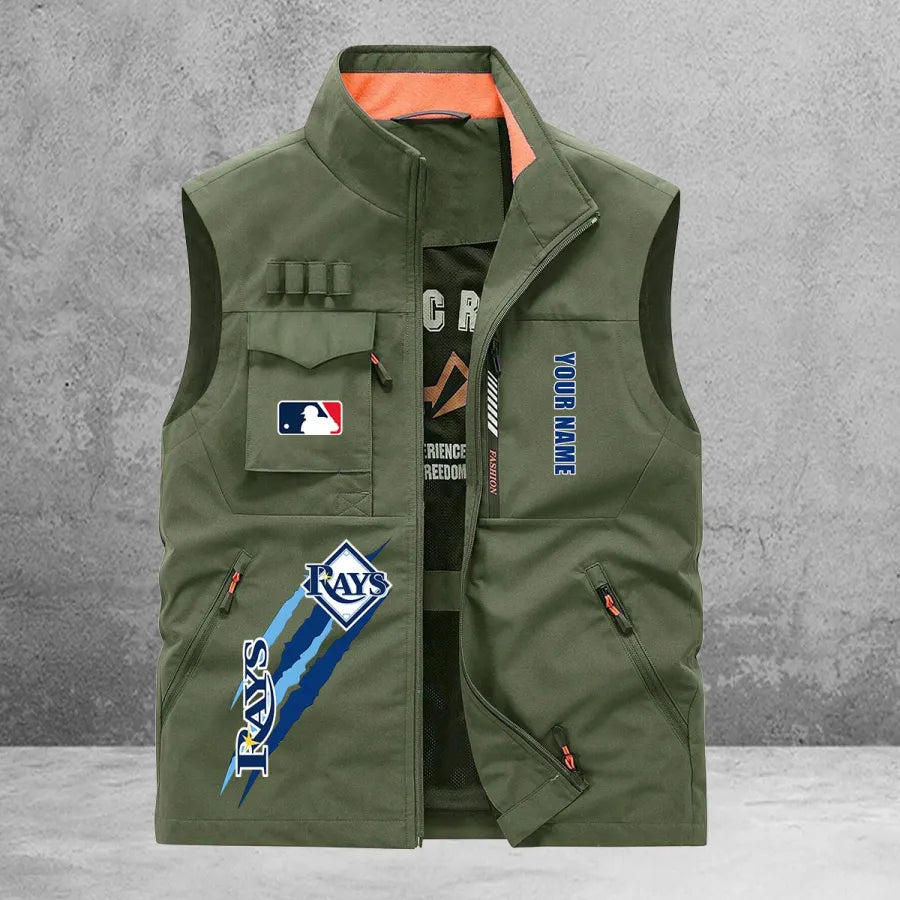 LIMITED EDITION - NEW CUSTOMIZED MLB21 TBR TAMPA BAY RAYS SLEEVELESS VEST