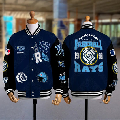 LIMITED EDITION - NEW CUSTOMIZED MLB21 TBR TAMPA BAY RAYS UNISEX T-SHIRT, POLO, HOODIE & JACKETS