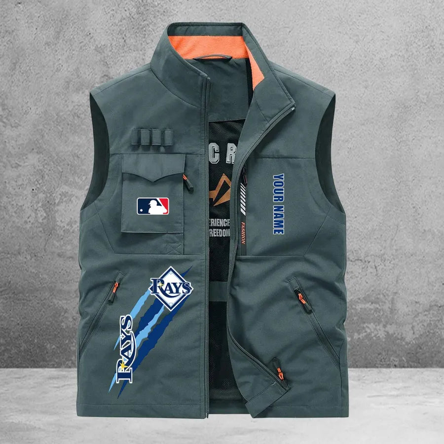 LIMITED EDITION - NEW CUSTOMIZED MLB21 TBR TAMPA BAY RAYS SLEEVELESS VEST