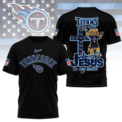 LIMITED EDITION - NEW CUSTOMIZED NFL31 TST TENNESSEE TITANS T-SHIRT | MULTIPLE COLORS AVAILABLE
