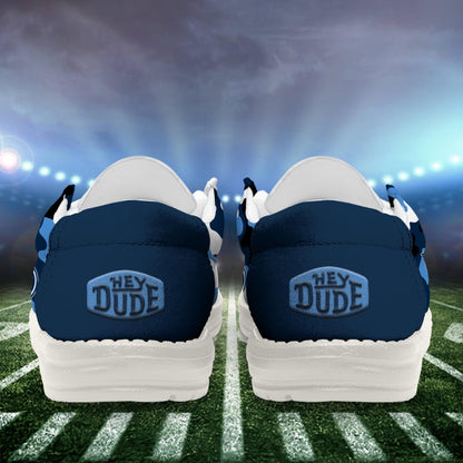 LIMITED EDITION - NEW CUSTOMIZED NFL31 TST TENNESSEE TITANS LOAFER SHOES