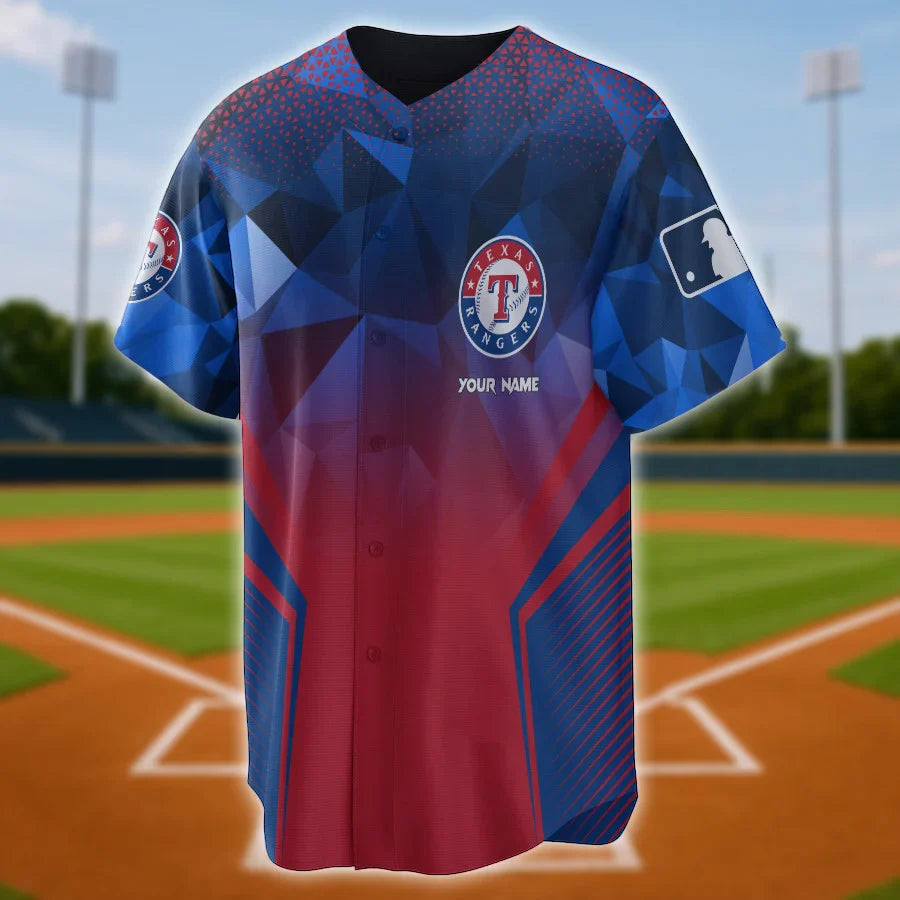 LIMITED EDITION - NEW CUSTOMIZED MLB08 TX RANGERS BASEBALL JERSEY