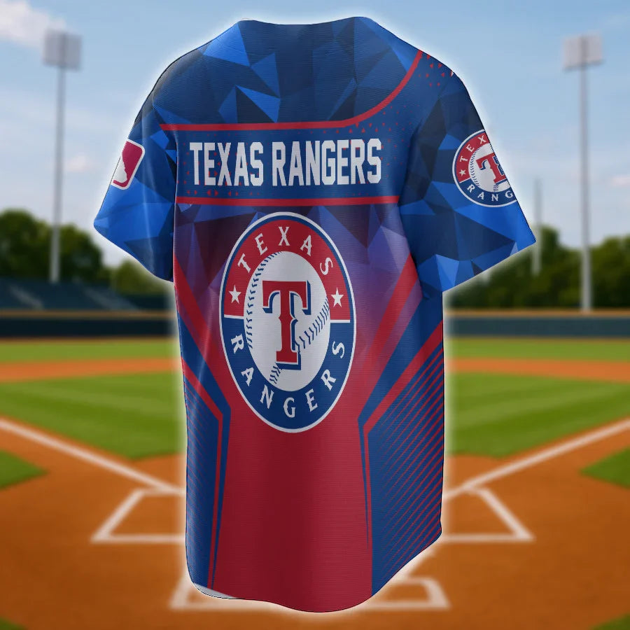LIMITED EDITION - NEW CUSTOMIZED MLB08 TX RANGERS BASEBALL JERSEY