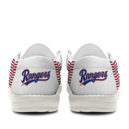 LIMITED EDITION - NEW CUSTOMIZED MLB08 TX RANGERS LOAFER SHOES