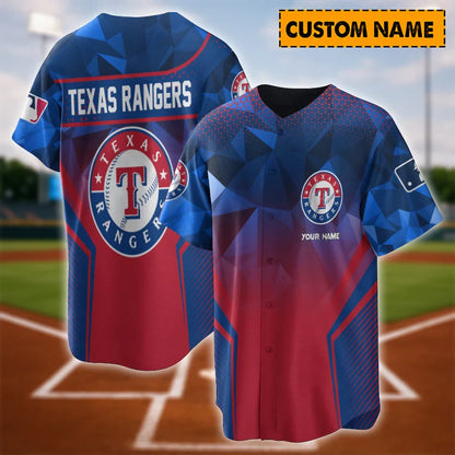 LIMITED EDITION - NEW CUSTOMIZED MLB08 TX RANGERS BASEBALL JERSEY