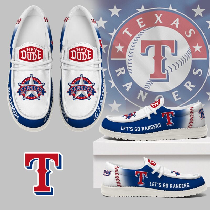 LIMITED EDITION - NEW CUSTOMIZED MLB08 TX RANGERS LOAFER SHOES