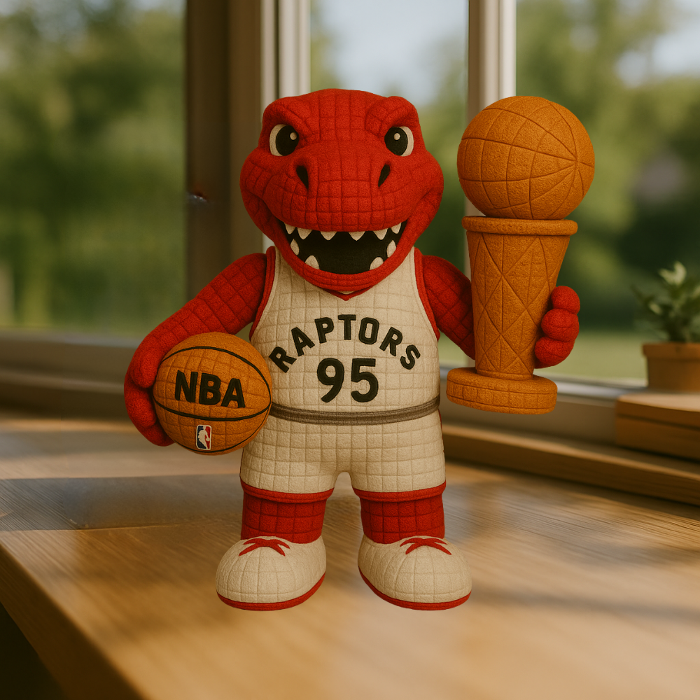 Limited Edition - NBA 24 TR Toronto Raptors Handmade Crochet