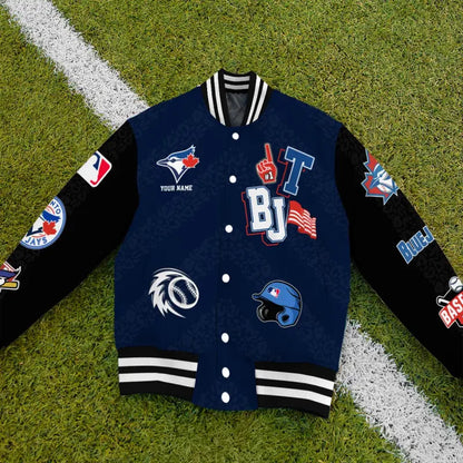 LIMITED EDITION - NEW CUSTOMIZED MLB12 TBJ TORONTO BLUE JAYS UNISEX T-SHIRT, POLO, HOODIE & JACKETS
