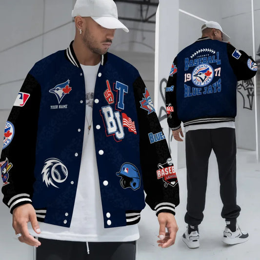LIMITED EDITION - NEW CUSTOMIZED MLB12 TBJ TORONTO BLUE JAYS UNISEX T-SHIRT, POLO, HOODIE & JACKETS