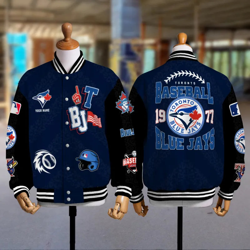 LIMITED EDITION - NEW CUSTOMIZED MLB12 TBJ TORONTO BLUE JAYS UNISEX T-SHIRT, POLO, HOODIE & JACKETS