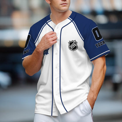 LIMITED EDITION - NEW CUSTOMIZED NHL23 TML TORONTO MAPLE LEAFS BASEBALL JERSEY