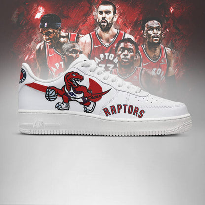 LIMITED EDITION - NEW CUSTOMIZED NBA24 TR RAPTORS AF1 SHOES