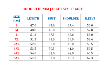 New Premium Elvis Presley Hooded Denim Jacket - EVPLCAO84