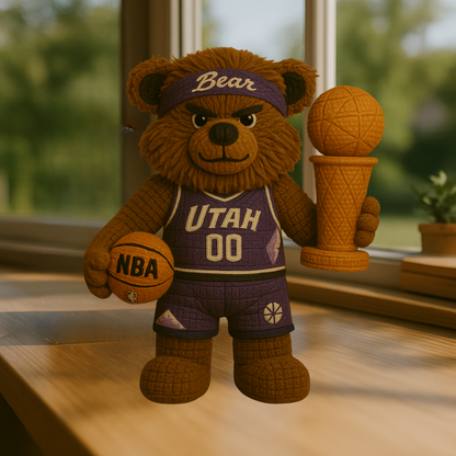 Limited Edition - NBA 29 UJ Utah Jazz Handmade Crochet