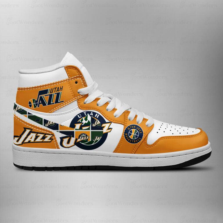 LIMITED EDITION - NEW CUSTOMIZED NBA29 UT JAZZ AIR JORDAN SNEAKERS