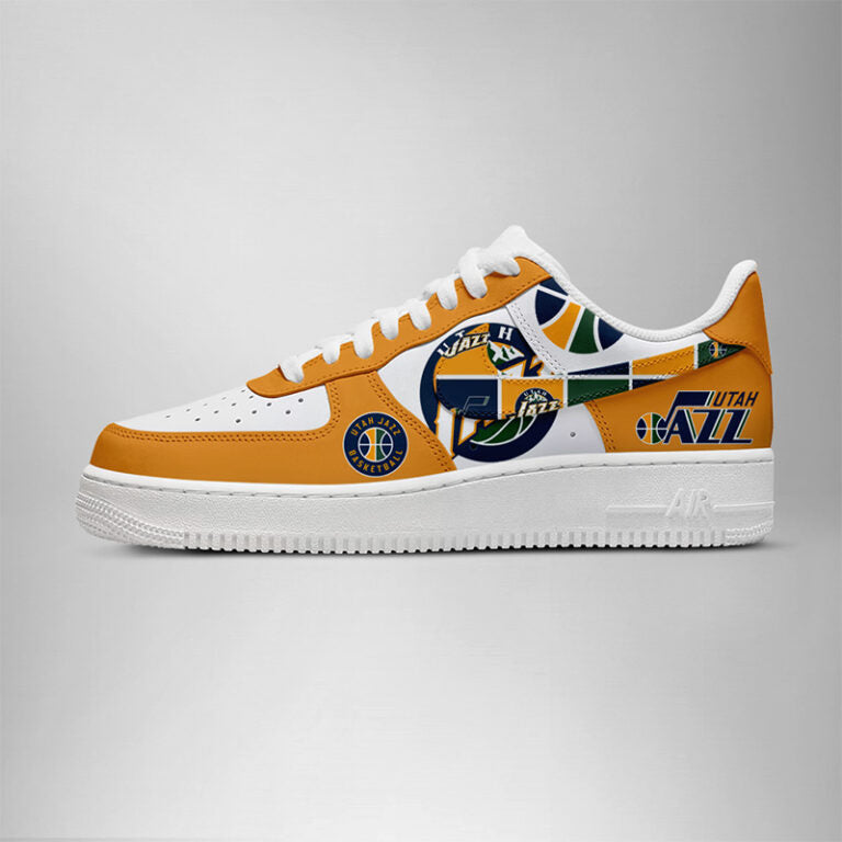 LIMITED EDITION - NEW CUSTOMIZED NBA29 UT JAZZ AF1 SHOES