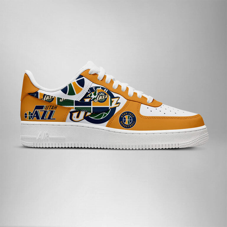LIMITED EDITION - NEW CUSTOMIZED NBA29 UT JAZZ AF1 SHOES
