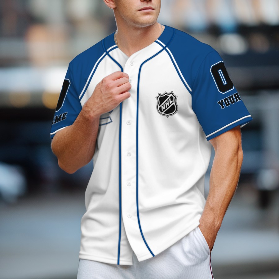 LIMITED EDITION - NEW CUSTOMIZED NHL19 VCC VANCOUVER CANUCKS BASEBALL JERSEY