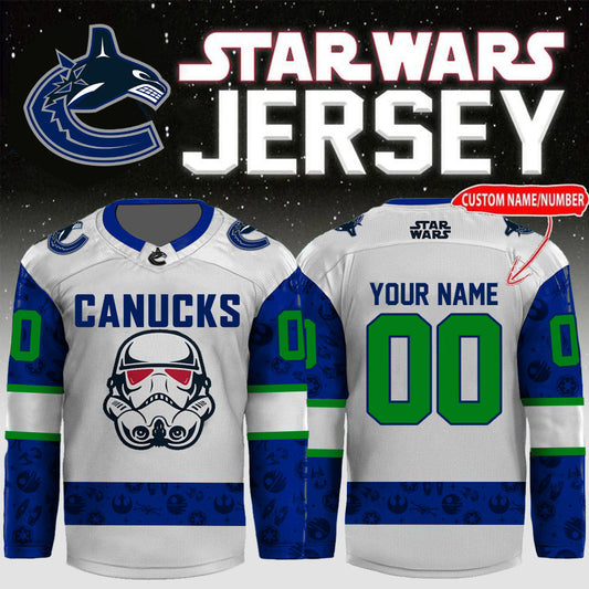 LIMITED EDITION - NEW CUSTOMIZED NHL19 VC CANUCKS UNISEX HOCKEY JERSEY