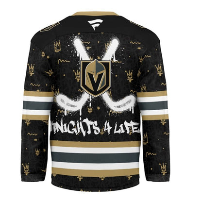 LIMITED EDITION - NEW CUSTOMIZED NHL04 VG KNIGHTS UNISEX HOCKEY JERSEY