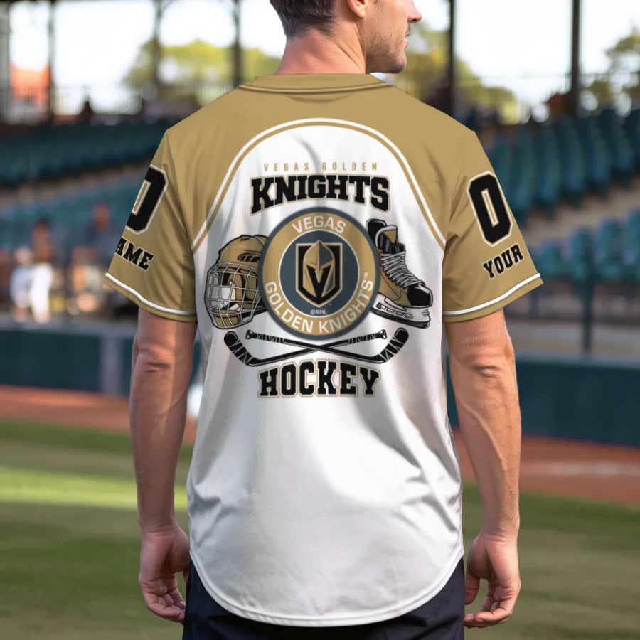 LIMITED EDITION - NEW CUSTOMIZED NHL04 VG KNIGHTS BASEBALL JERSEY
