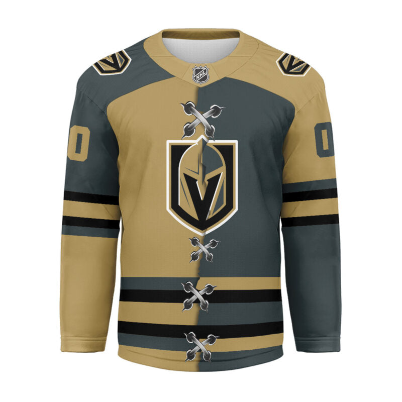LIMITED EDITION - NEW CUSTOMIZED NHL04 VG KNIGHTS UNISEX HOCKEY JERSEY