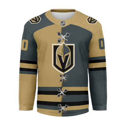 LIMITED EDITION - NEW CUSTOMIZED NHL04 VG KNIGHTS UNISEX HOCKEY JERSEY