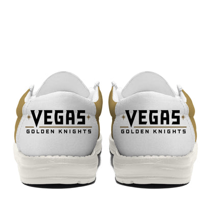 LIMITED EDITION - NEW CUSTOMIZED NHL04 VGK VEGAS GOLDEN KNIGHTS LOAFER SHOES