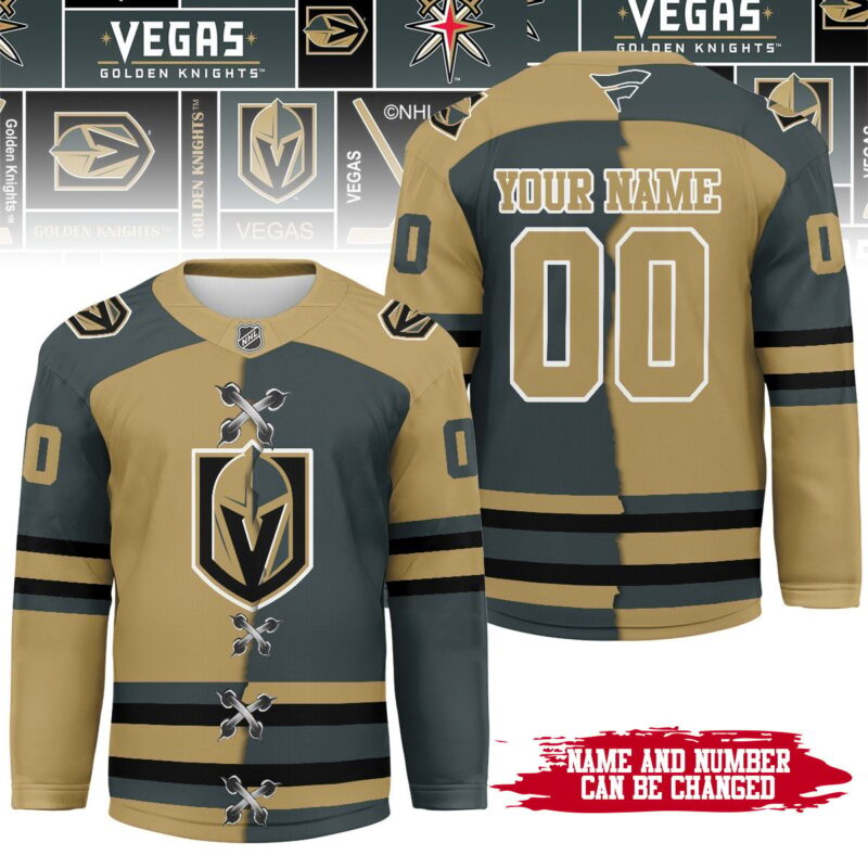 LIMITED EDITION - NEW CUSTOMIZED NHL04 VG KNIGHTS UNISEX HOCKEY JERSEY