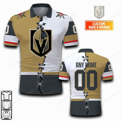 LIMITED EDITION - NEW CUSTOMIZED NHL04 VGK VEGAS GOLDEN KNIGHTS UNISEX T-SHIRT, POLO, HOODIE & JACKETS