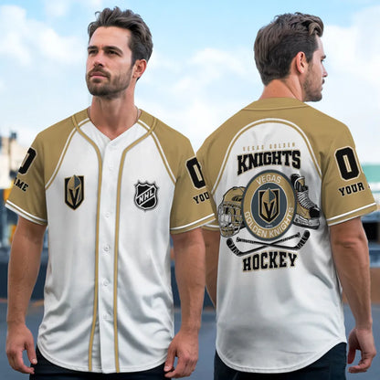 LIMITED EDITION - NEW CUSTOMIZED NHL04 VG KNIGHTS BASEBALL JERSEY