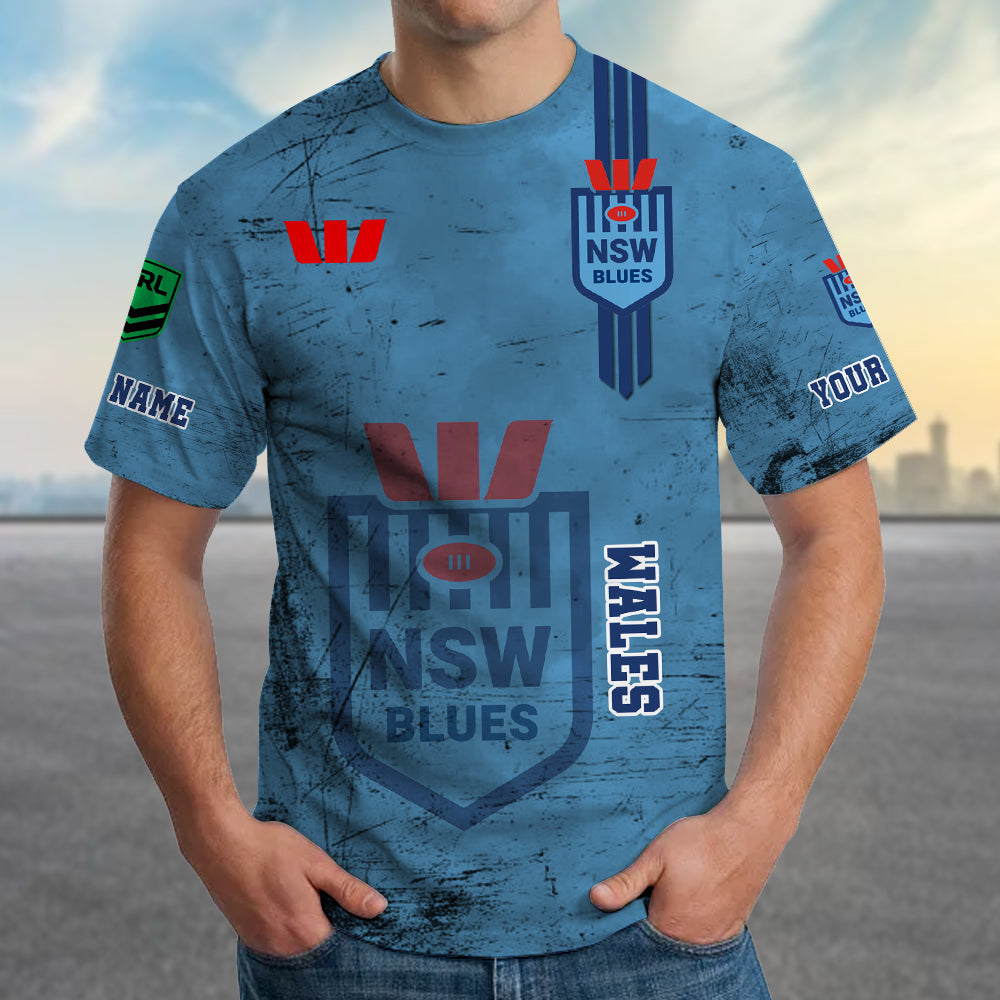 LIMITED EDITION - NEW 19 NSW CUSTOMIZED T-SHIRT FOR FANS