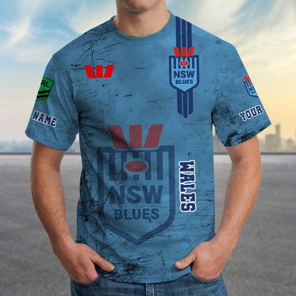 LIMITED EDITION - NEW 19 NSW CUSTOMIZED T-SHIRT FOR FANS