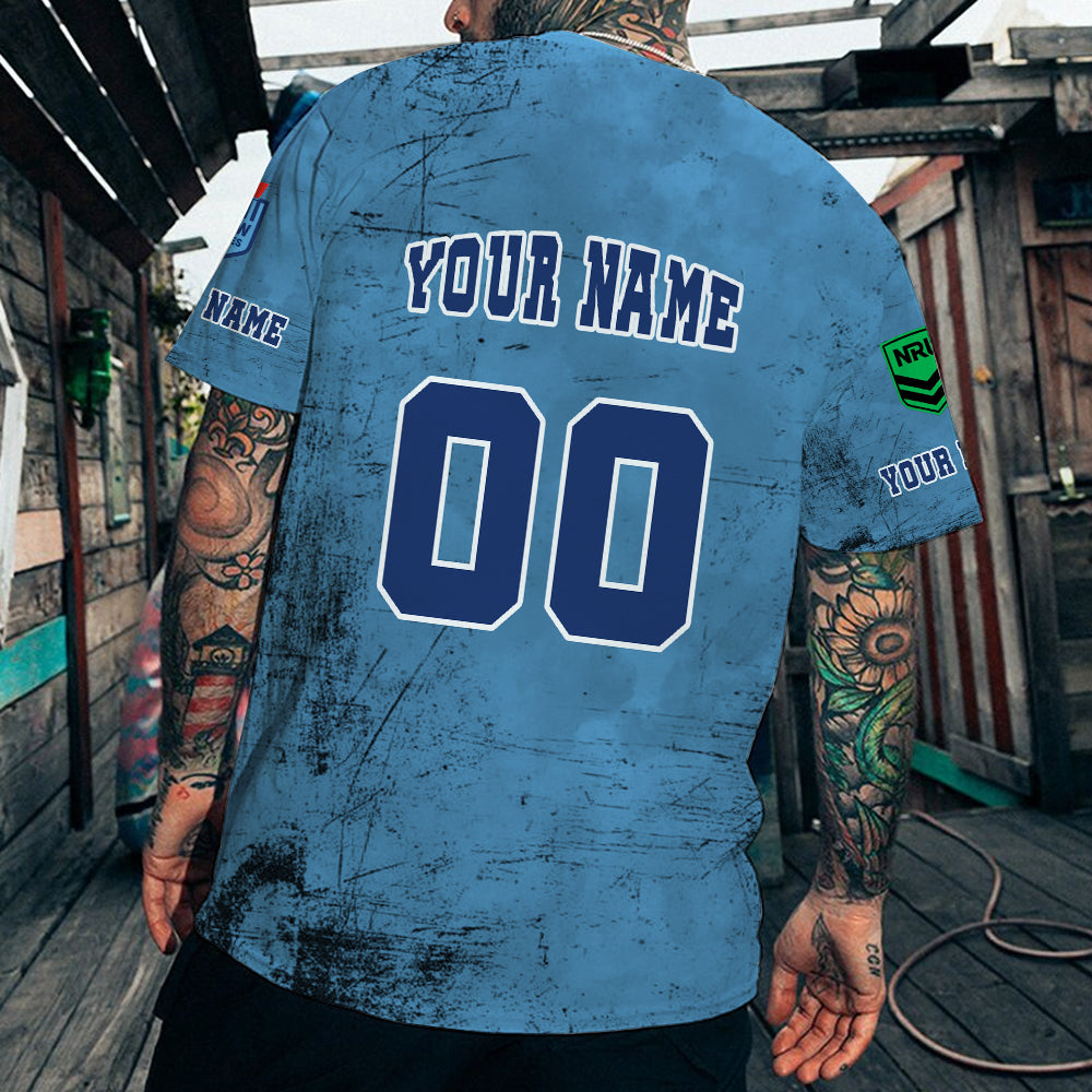 LIMITED EDITION - NEW 19 NSW CUSTOMIZED T-SHIRT FOR FANS