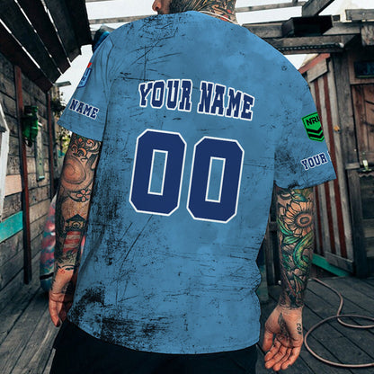 LIMITED EDITION - NEW 19 NSW CUSTOMIZED T-SHIRT FOR FANS