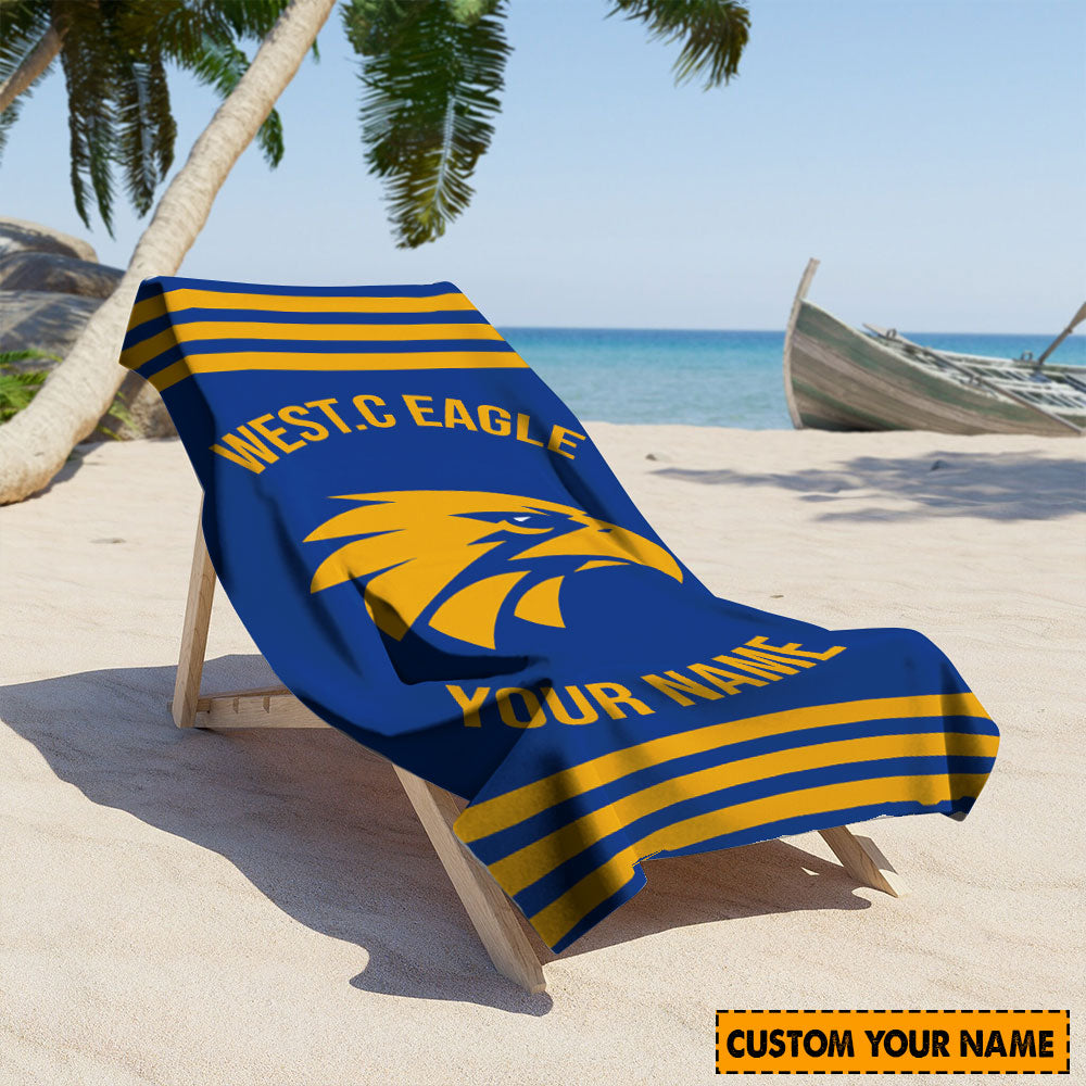 LIMITED EDITION - NEW 16 WCE CUSTOMIZED BEACH & BATH TOWEL