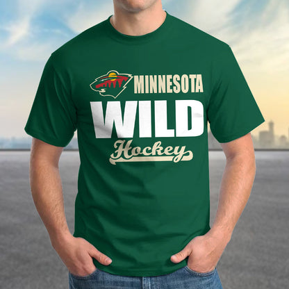 LIMITED EDITION - NEW CUSTOMIZED NHL13 MNW MINNESOTA WILD T-SHIRT FOR FAMILY (ADULTS & KIDS)