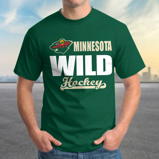 LIMITED EDITION - NEW CUSTOMIZED NHL13 MNW MINNESOTA WILD T-SHIRT FOR FAMILY (ADULTS & KIDS)