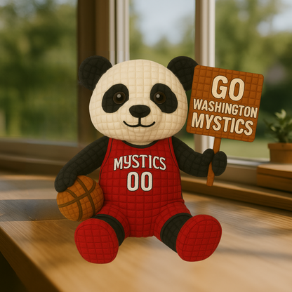 LIMITED EDITION - WNBA 09 WSM WASHINGTON MYSTICS HANDMADE CROCHET