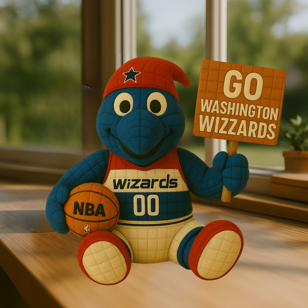 Limited Edition - NBA 28 WW Washington Wizards Handmade Crochet