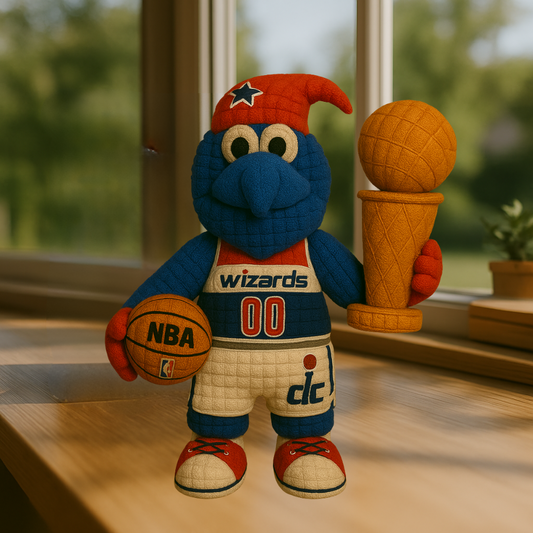 Limited Edition - NBA 28 WW Washington Wizards Handmade Crochet