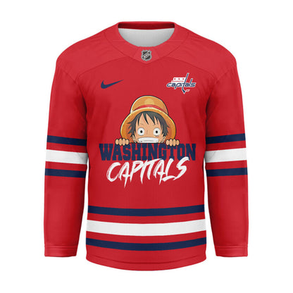LIMITED EDITION - NEW CUSTOMIZED NHL10 WS CAPITALS UNISEX HOCKEY JERSEY